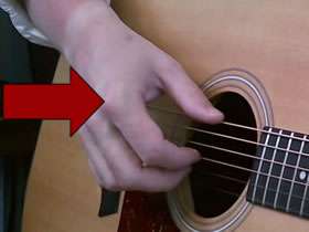 guitar fingerpicking big knuckle